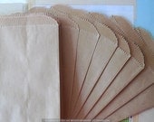 150 Brown Paper Bags- 150 Flat Kraft Merchandise Bags 5 x 7.5 for Packaging, Gift Wrap