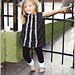 Black Jumper with Polka Dot Ruffles