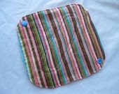 Groovy Stripes Mama Cloth/Pantyliner (Reusable Cloth Menstrual Pad)