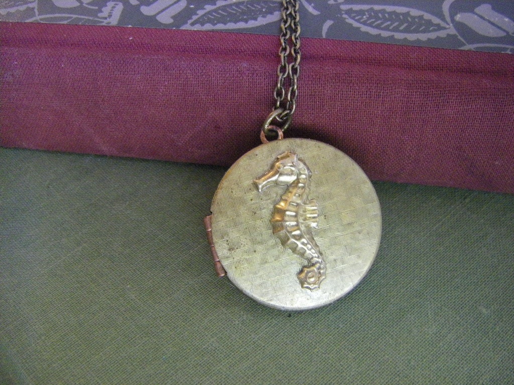Vintage Seahorse Locket