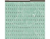 Studio Calico - Abroad Aqua Alpha Stickers