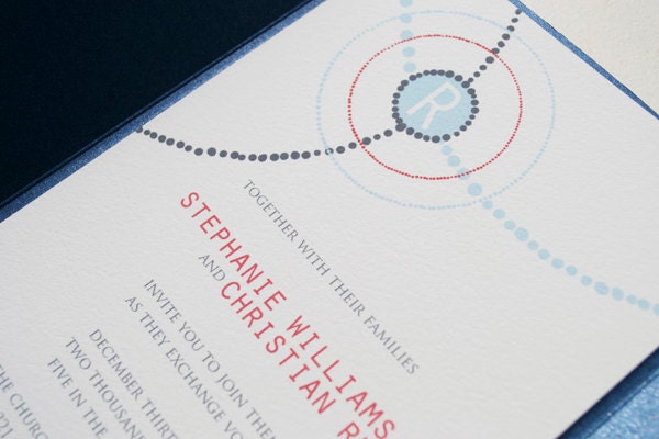 Wedding Invitation and Stationery Modern Circles