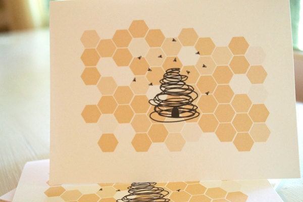 Honey Bee Stationery Set