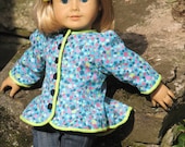 american girl doll jacket: poesy