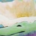 Large Original Abstract Acrylic Painting on a 30 x 40 Canvas - Entitled "Gator Love"