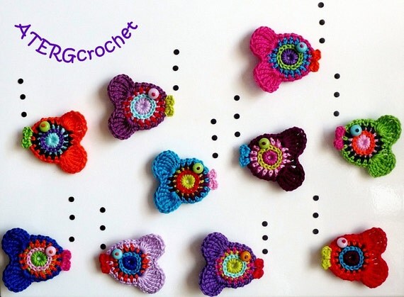 Crochet pattern fish by ATERGcrochet