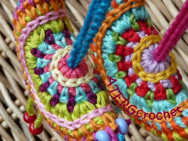 Crochet pattern bird of paradise by ATERGcrochet