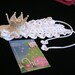 Crown Crochet Head bands. Crochet baby head band with crown. Exclusive Headbands for Princess. Gold and White