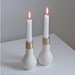 Porcelain Light Bulb Candlesticks, The Incandelescent