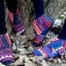 Akha Retro Embroidered & Appliqued Vegan Ankle Bootie, Shoe, Boot
