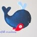 Baby Mobile - Custom Baby Mobile - Whale Mobile - Pottery Barn Jackon - You can pick your colors :)