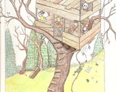 Tree House - Print