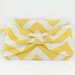 Bow Clutch, Yellow Chevron