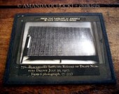 Military Magic Lantern Glass Slide