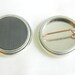 Wedding Favor Magnets or Buttons - Set of 25-  Heart Design  -  Save The Date, Invitation Inserts, Wedding Favor, Party Favor, Shower Favor