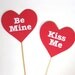 Photo Booth Props - Valentine's Day 22 piece set - Photobooth Props