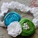 Wedding Garter in Purple- Bridal Set