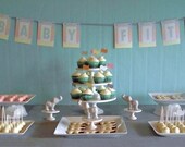 Chevron Elephant Baby Shower Suite by Cakewalk