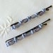 Purple Beaded Bobby Pins Glass Bead Hair Pins Hair Accessories Hair Jewelry Barrette for Girls Amethyst Bobby Pins