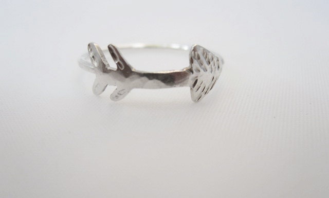 Arrow Ring - Sterling Silver - Silver Arrow - Modern Everyday Ring