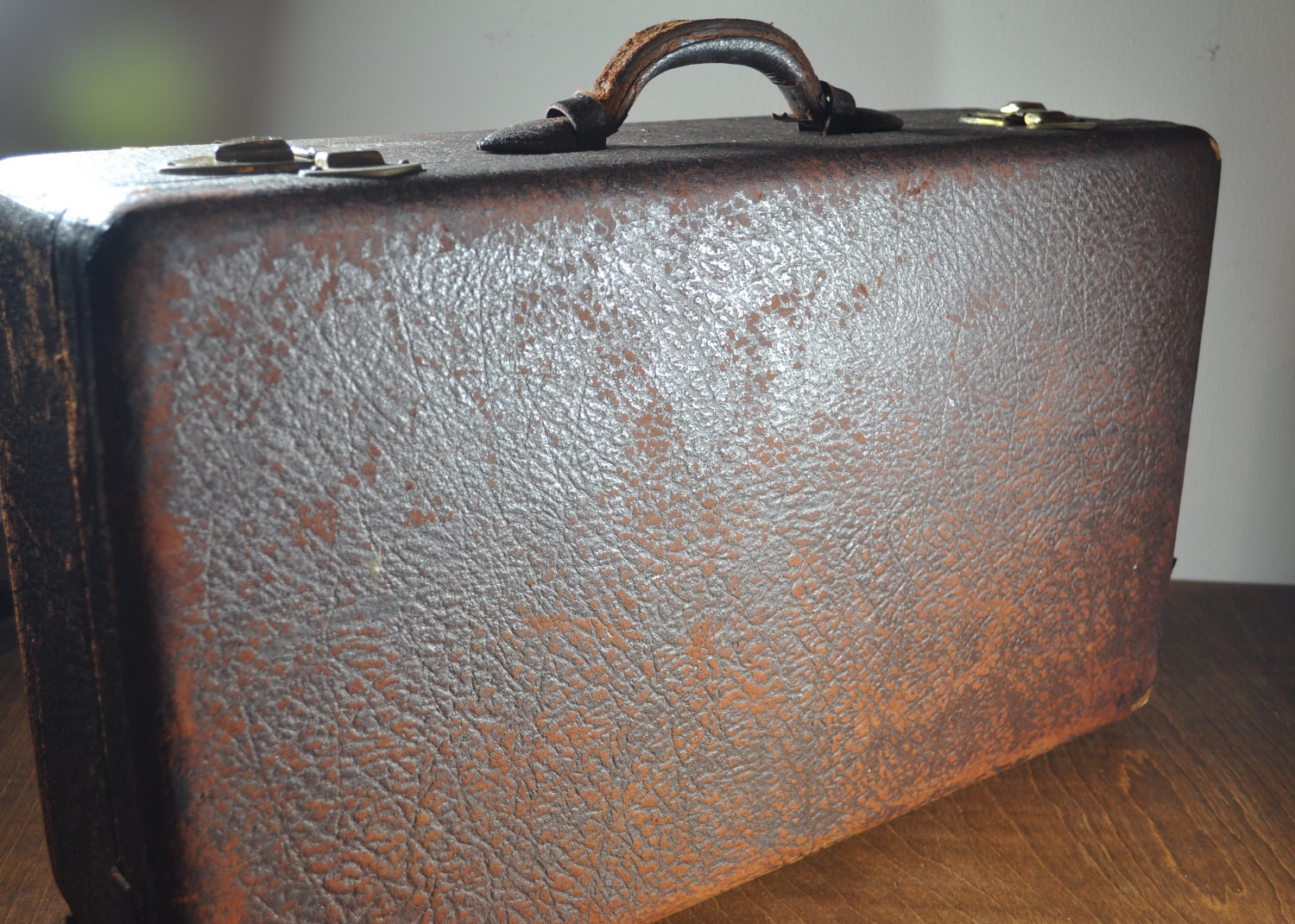 Vintage Leather Suitcase
