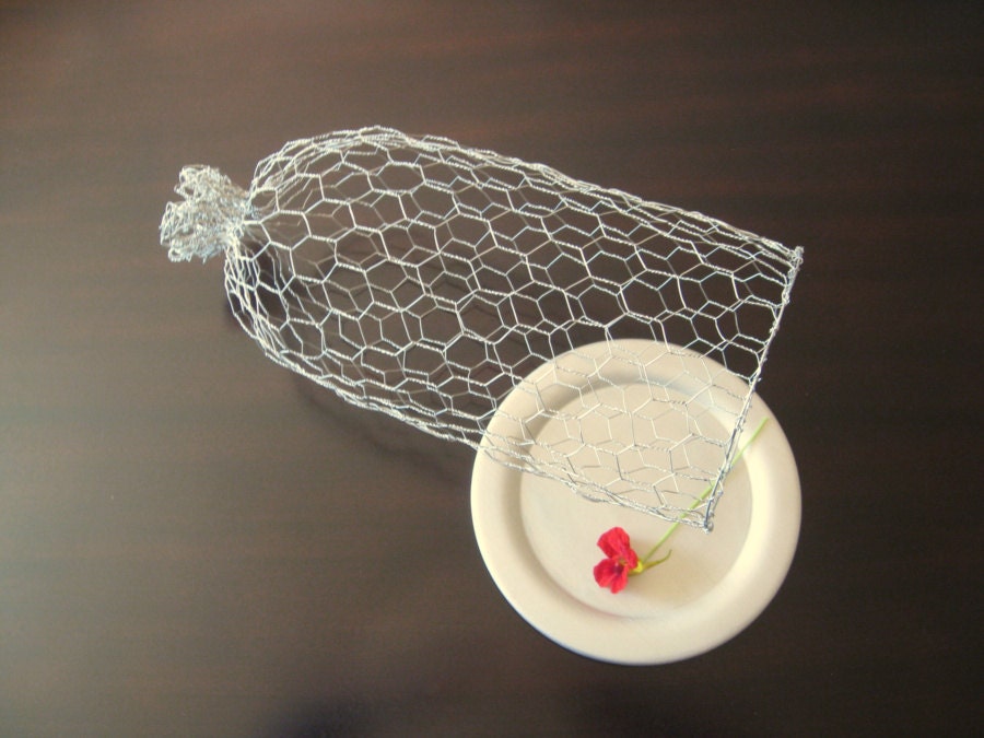 Wire Cloche - Brushed Metallic Nickel