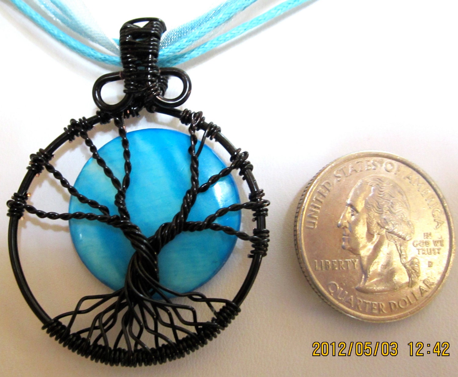 Once in a Blue Moon Tree of Life Pendant