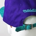 Custom Charlotte Hornets Strapback -- Teal Suede Brim