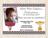 Cars Birthday Invitation - DIY PRINTABLE or PRINTED - by Tickled Peach Studio Il_170x135