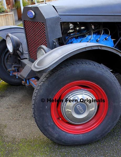 Antique Ford  - 8 X 10 dry mounted Print