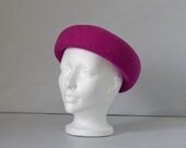 Vintage 1950s purple Sunday church hat