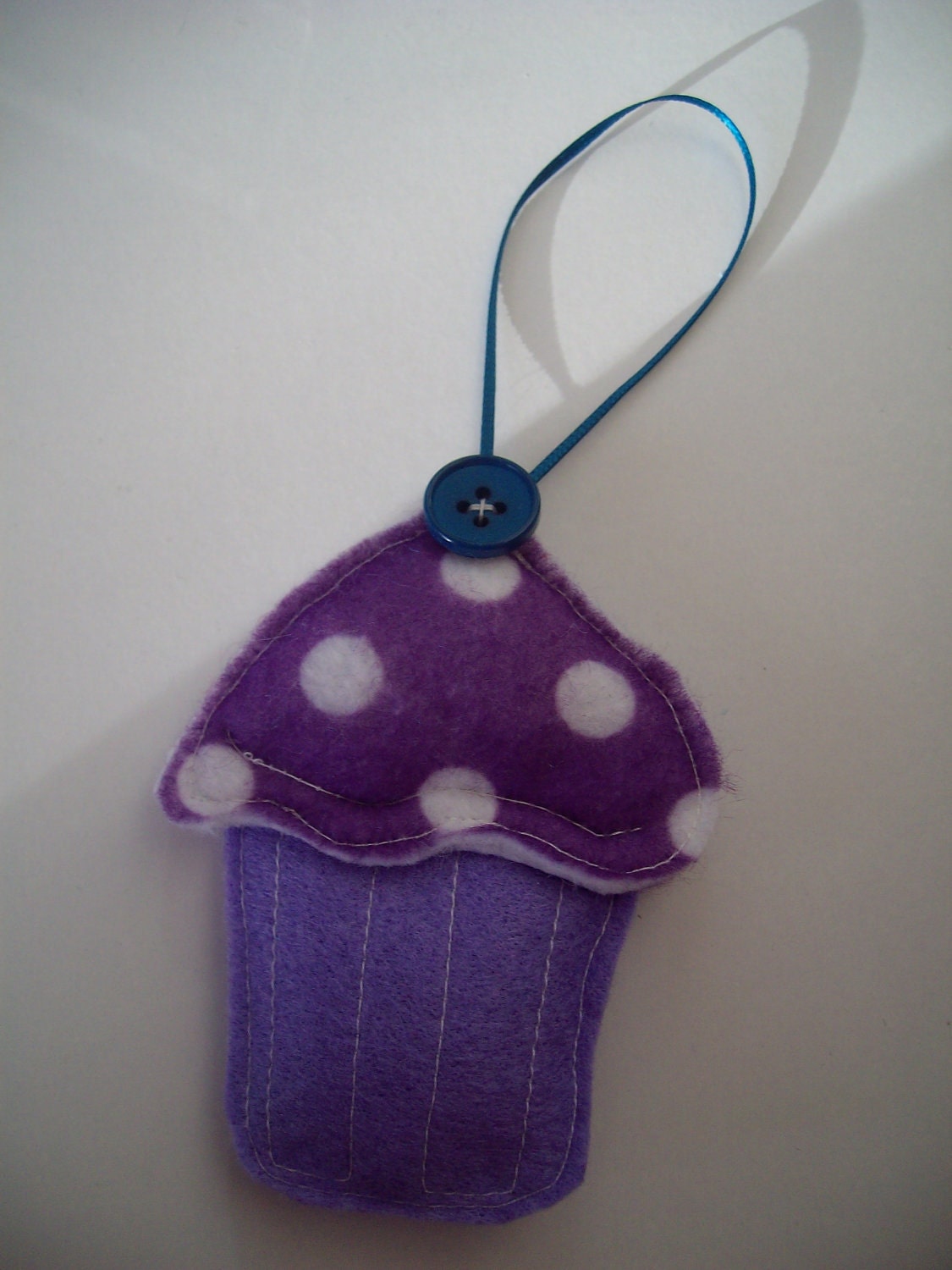 Purple Felt Cupcake Decoration