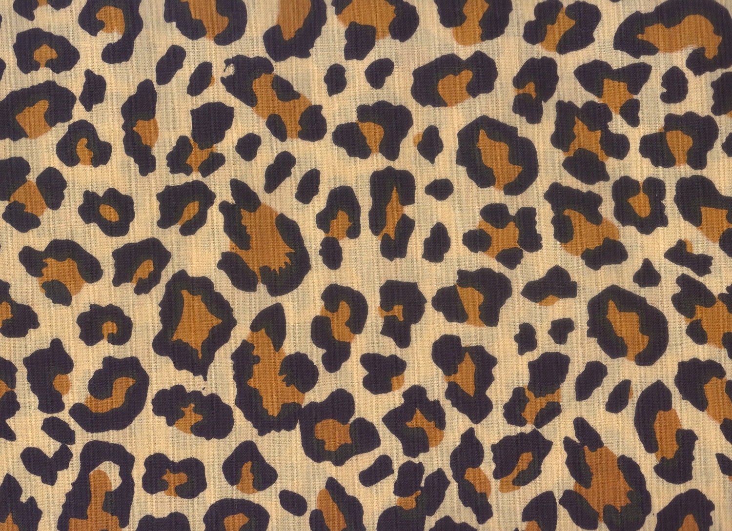 Yellow Leopard Fabric