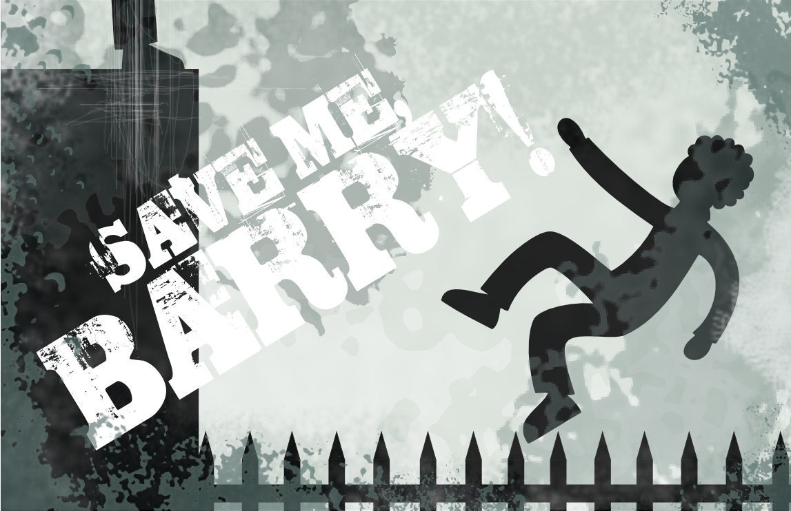SAVE ME BARRY - Misfits Print