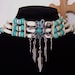 Bone and Glass Crow Bead Choker Necklace by PrimitiveDesignsTX