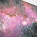 Nebula Galaxy Print Silk Scarf - Young Stars