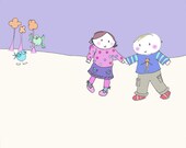 Baby Nursery art Best Friends Nursery art print