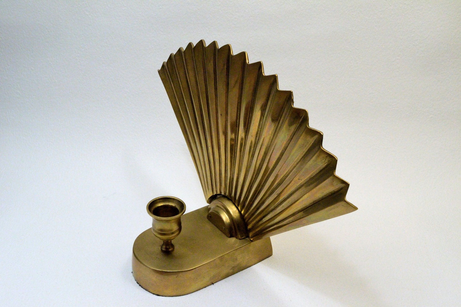 Fritz Brass Candle Holder Art Deco by IDKlare on Etsy