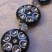 Black and White Beaded Butterfly Necklace