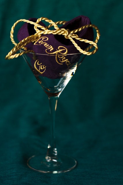 Crown Royal Baby Booties-Made to order out of actual Crown Royal bags- custom
