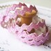 5yd lilac Glitter Ric Rac Trim -1/4" width