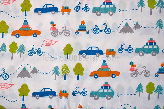Fat Quarter, Cross Country, Next Stop, Monaluna for Birch Fabrics, Organic Fabric