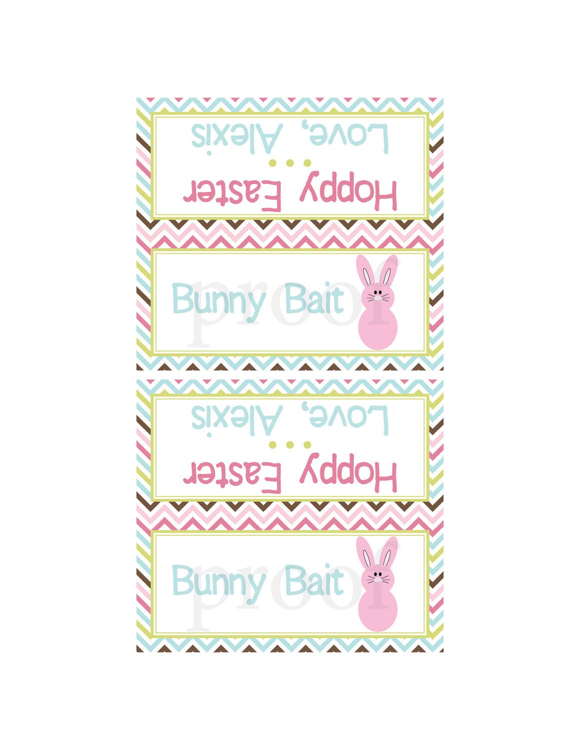 Printable Easter Treat Bag Tag