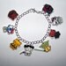 Hello Kitty Star Wars Bracelet Yoda, CP30 R2D2 Princes Leia Boba Fett, Storm Trooper Maul Jewlery