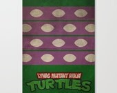 LYNAS Mutant Ninja Turtles IV Minimalist Poster
