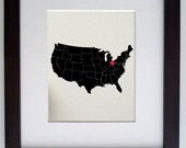 SALE I Heart Ohio, I Heart Columbus USA 8 x 10 motivational inspirational digital print design art