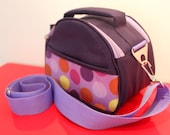 Camera Bag and Free Strap Cover -  Handcrafted in Peru - Bolitas by Lu100 - LU100cases