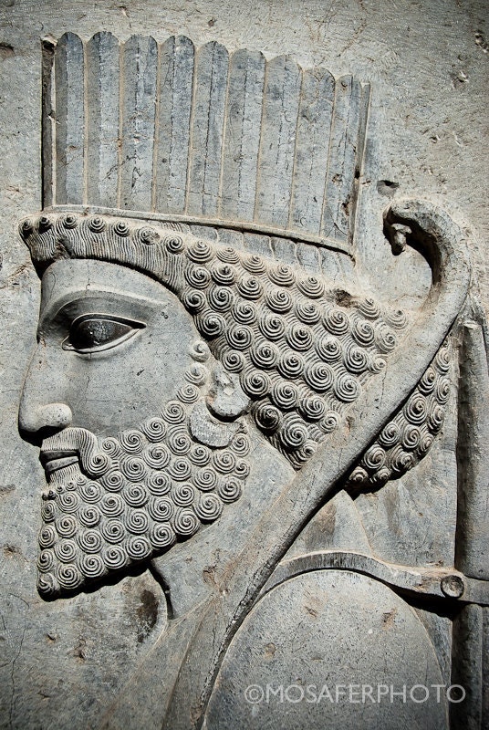 Grey Home Decor Idea Persepolis Persian Archer Fine art Photography Print Iran 12x18 20x30