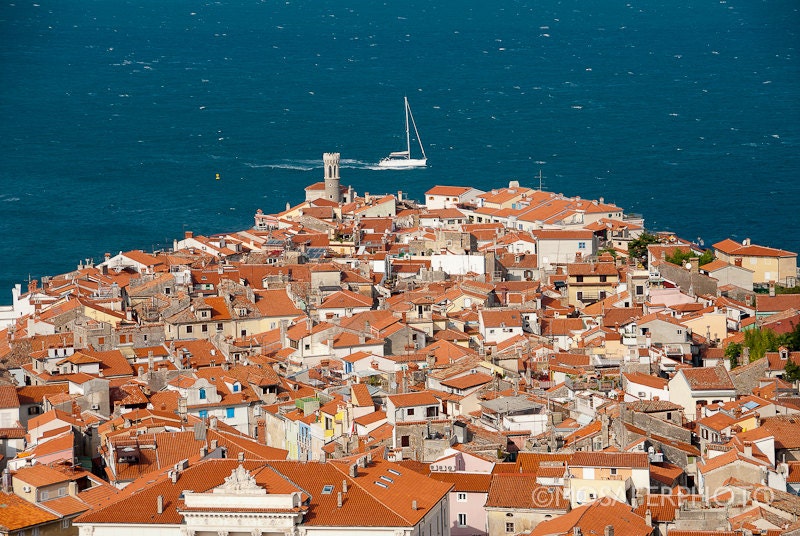 Fine Art Print 12x18 20x30 Piran Slovenia Travel Photography wall decor