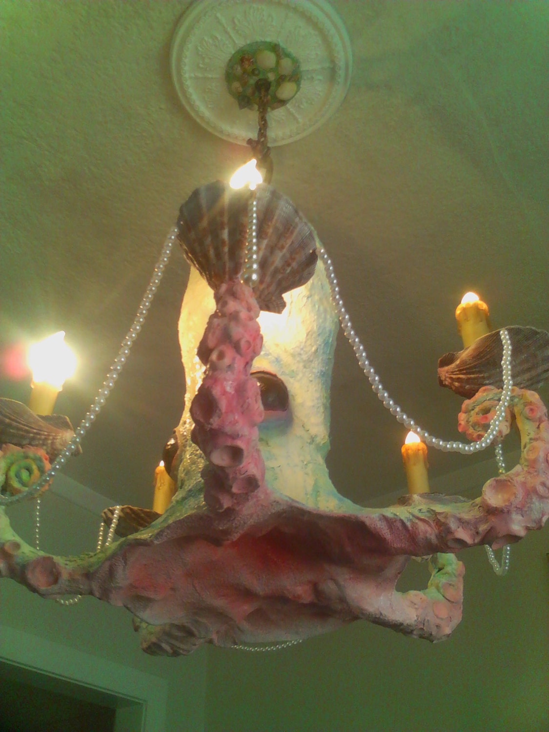Octopus chandelier